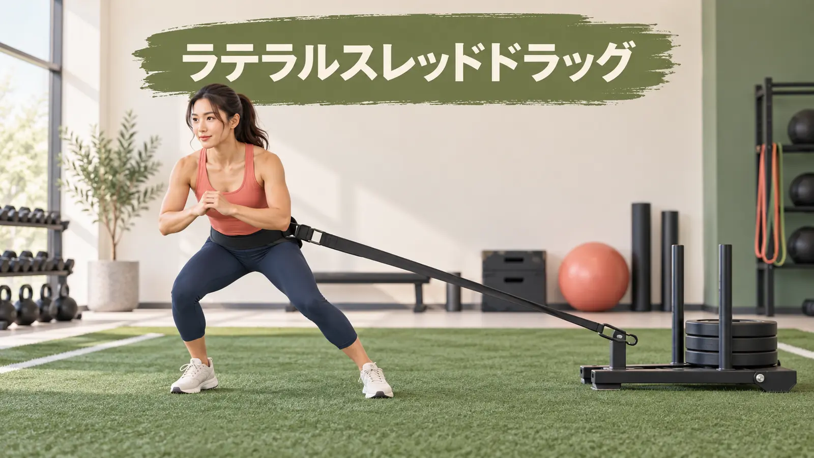 ラテラルスレッドドラッグのやり方｜横向き移動の姿勢と注意点