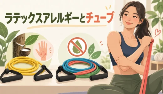 ラテックスアレルギーとトレーニングチューブ｜素材の選び方と注意点