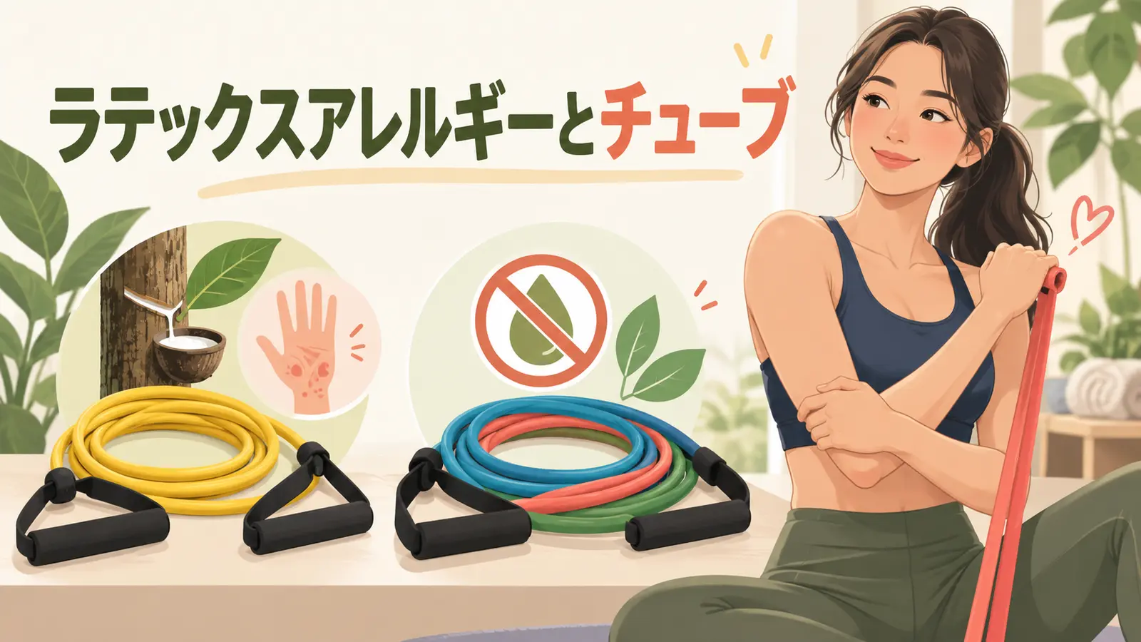 ラテックスアレルギーとチューブ選びのアイキャッチ