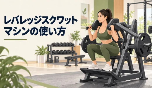 レバレッジスクワットマシンの使い方｜足位置・深さと腰を守るフォーム