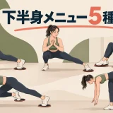下半身メニューを解説するアイキャッチ画像