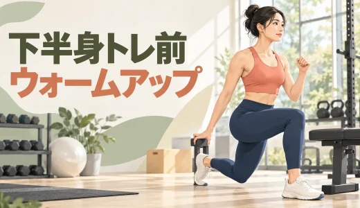 下半身トレーニング前のウォームアップ｜股関節・膝・足首を整える5分メニュー