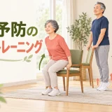 転倒予防の下半身トレーニング｜60代から鍛えたい脚・お尻・足首