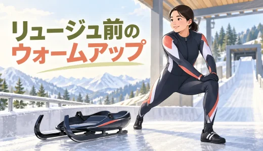 リュージュ前のウォームアップ｜首・肩・体幹・股関節を整える12分メニュー