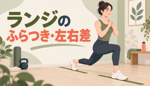 ランジでふらつく・左右差が出る原因｜バランスを整える練習