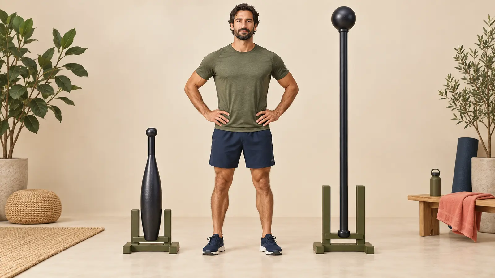 短いクラブベルと長いメイスベルの寸法比較
