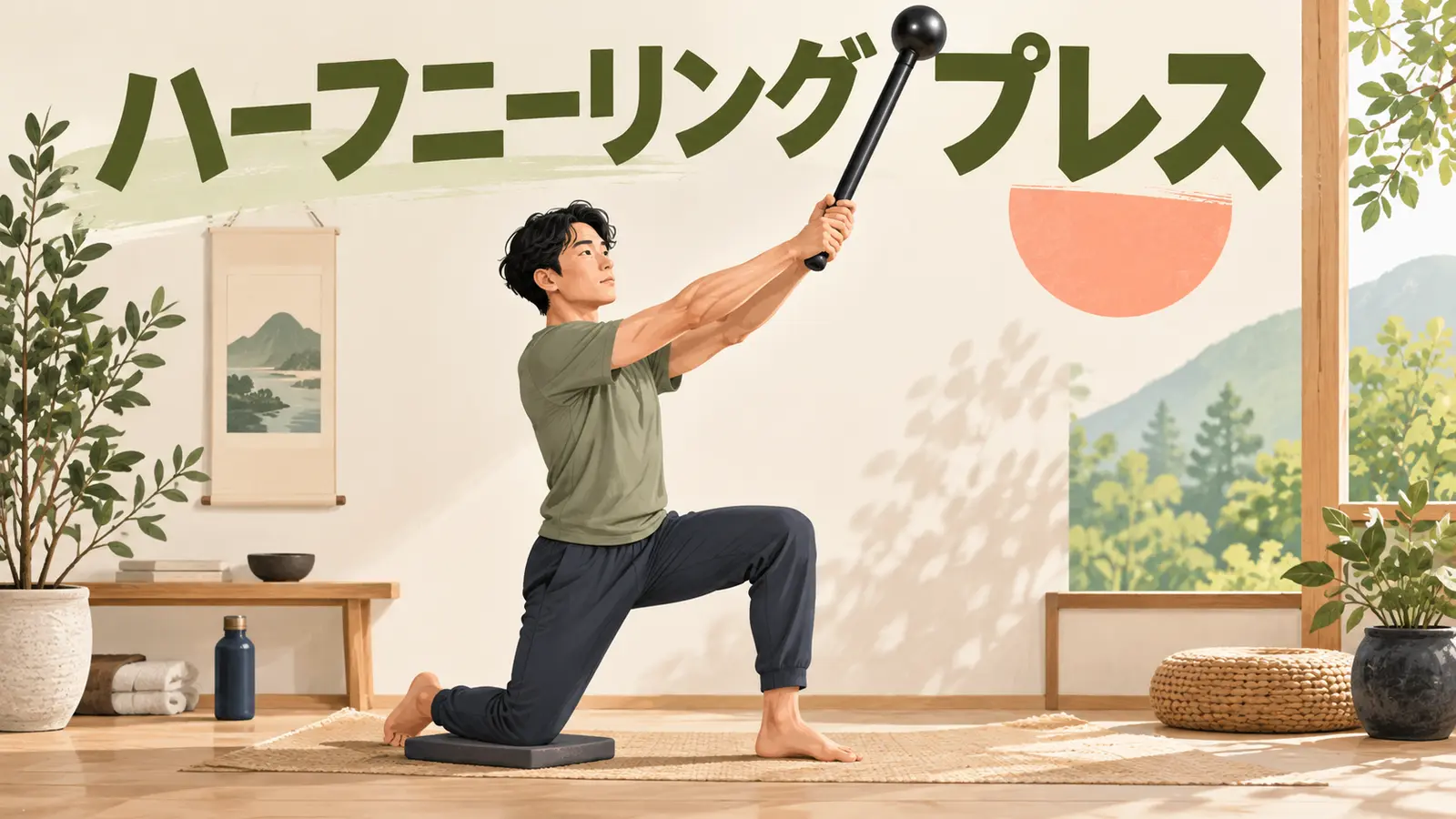 メイスベル・ハーフニーリングプレスのやり方