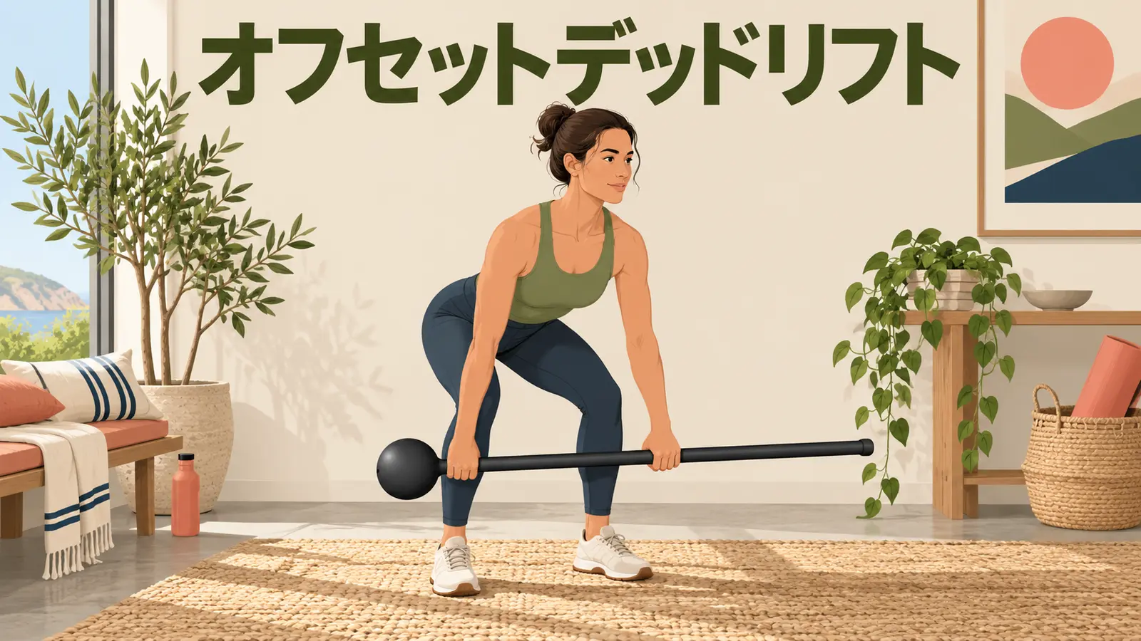 メイスベル・オフセットデッドリフトのやり方