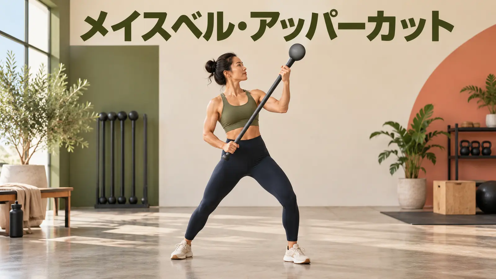 メイスベル・アッパーカットのやり方