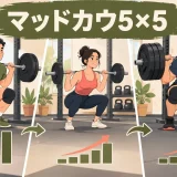 マッドカウ5×5の週3日スクワット