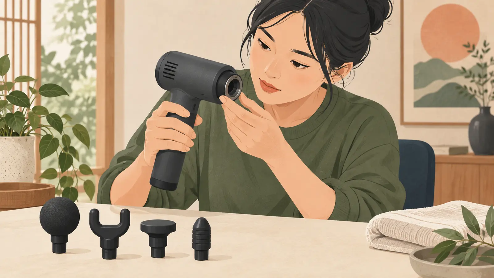 マッサージガンの異音・ガタつき|使用を止めるサインと点検方法