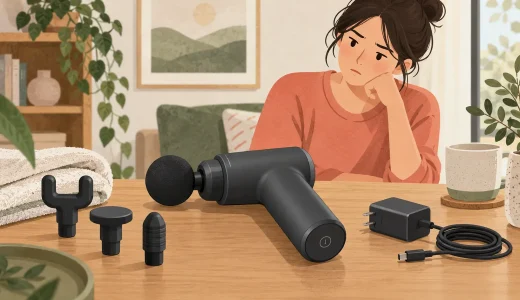 マッサージガンが動かない・電源が入らないときの確認手順