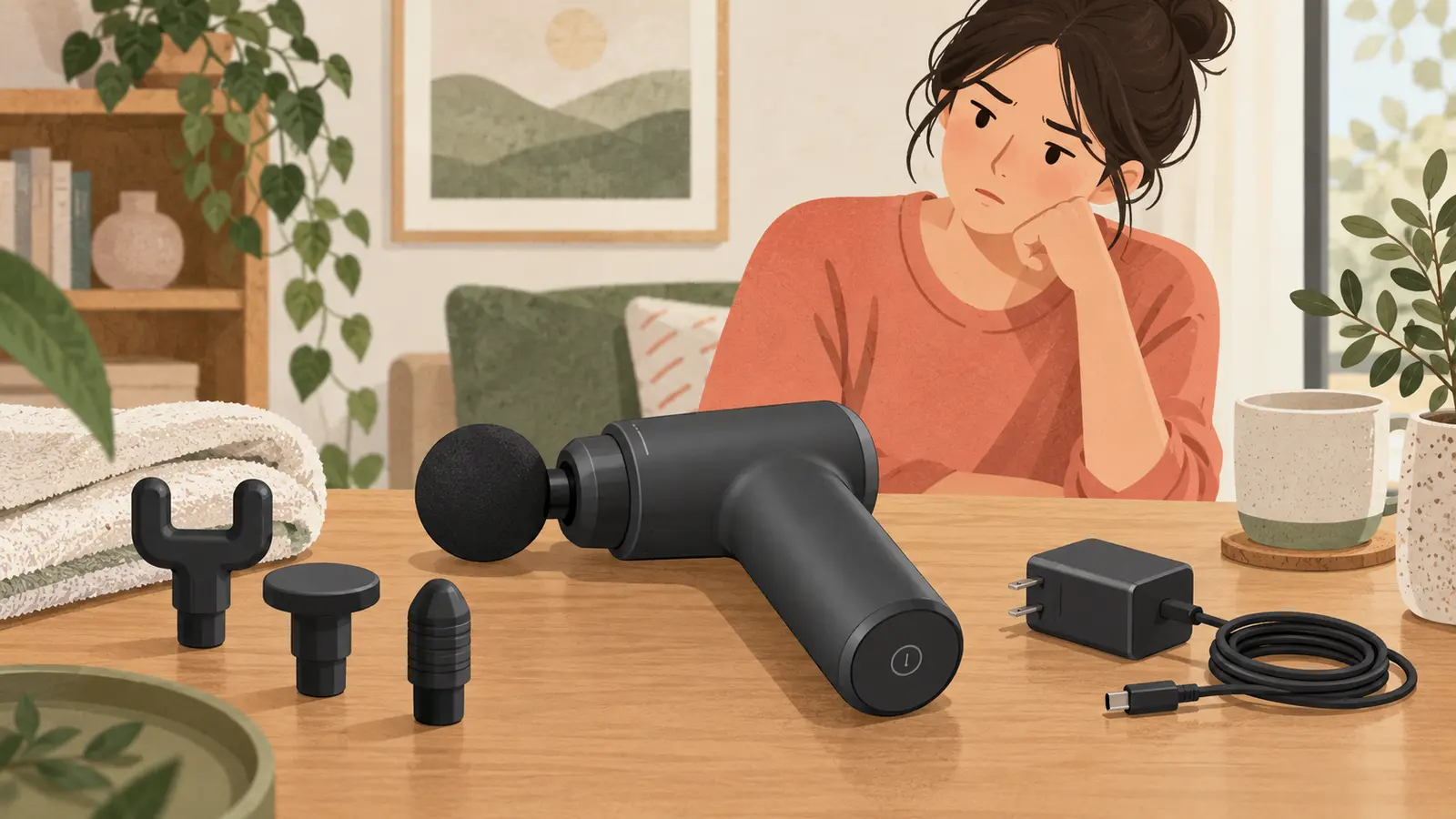 マッサージガンが動かない・電源が入らないときの確認手順