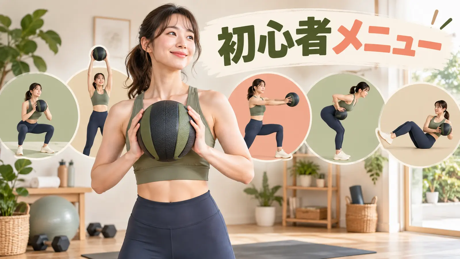 メディシンボール初心者メニュー