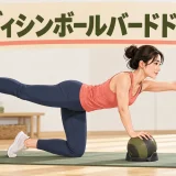 medicine ball bird dog