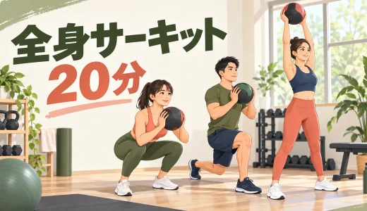 メディシンボール全身サーキット｜初心者向け20分メニュー
