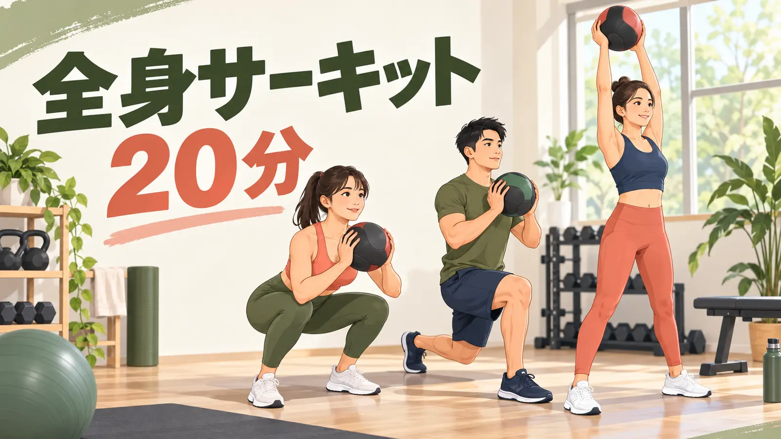 メディシンボール全身サーキット