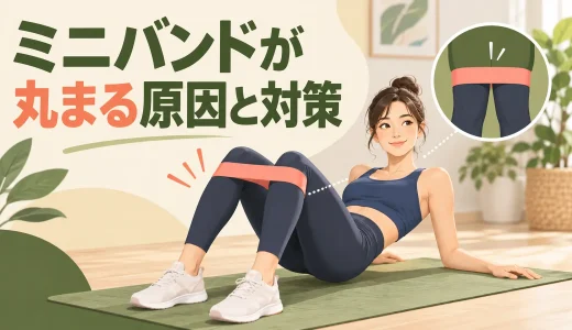 ミニバンドが丸まる原因と対策｜位置・強度・素材を見直す方法