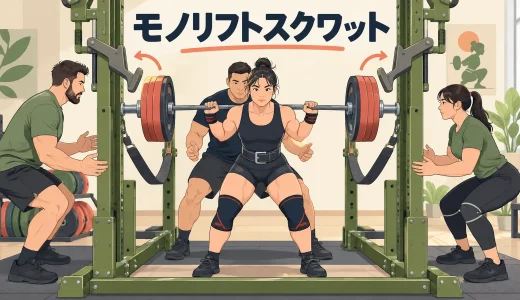 モノリフトスクワットとは？使い方・安全設定・注意点