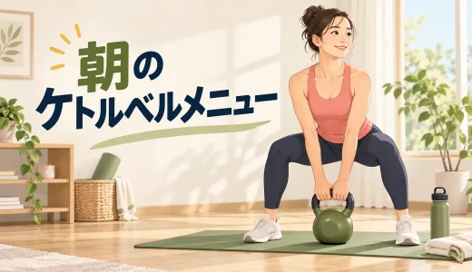 朝のケトルベルメニュー｜体を起こす10分運動と注意点