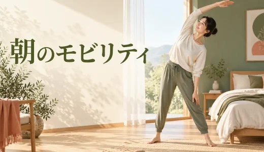 朝のモビリティルーティン｜5分で全身をやさしく動かす方法