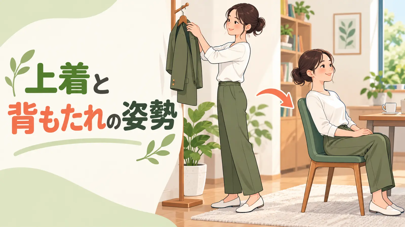 足元を空けて机横に通勤バッグを置いたデスク