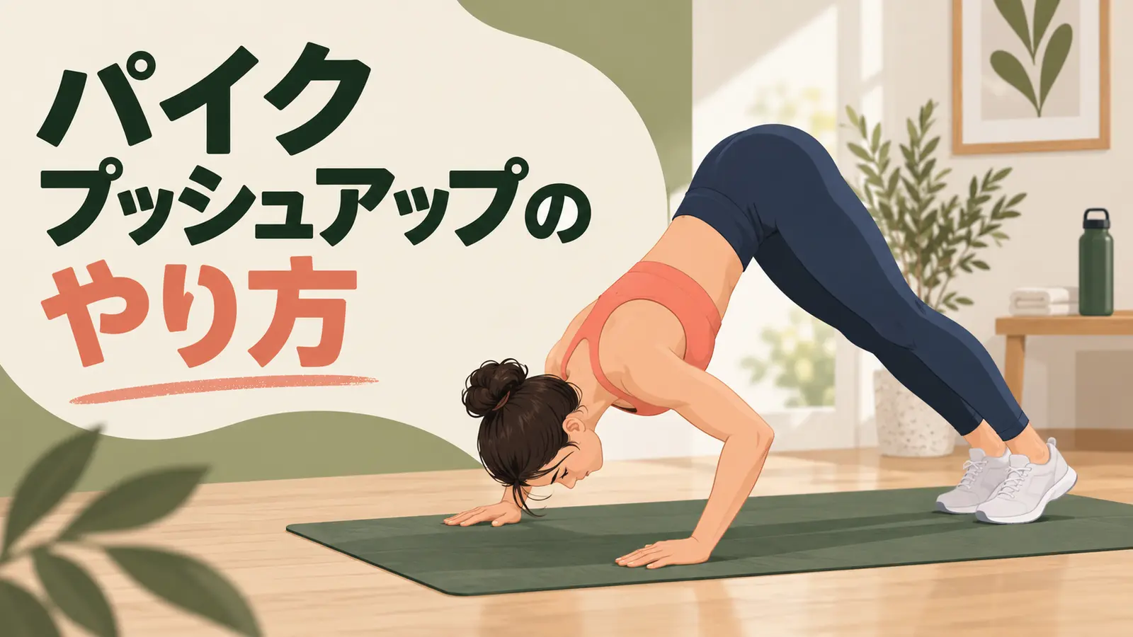 パイクプッシュアップの正しいフォーム