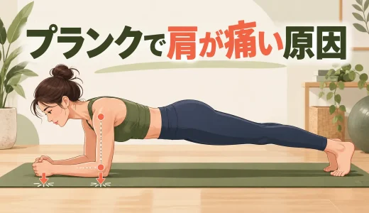 プランクで肩が痛い原因｜肩甲骨と肘の位置を整える方法
