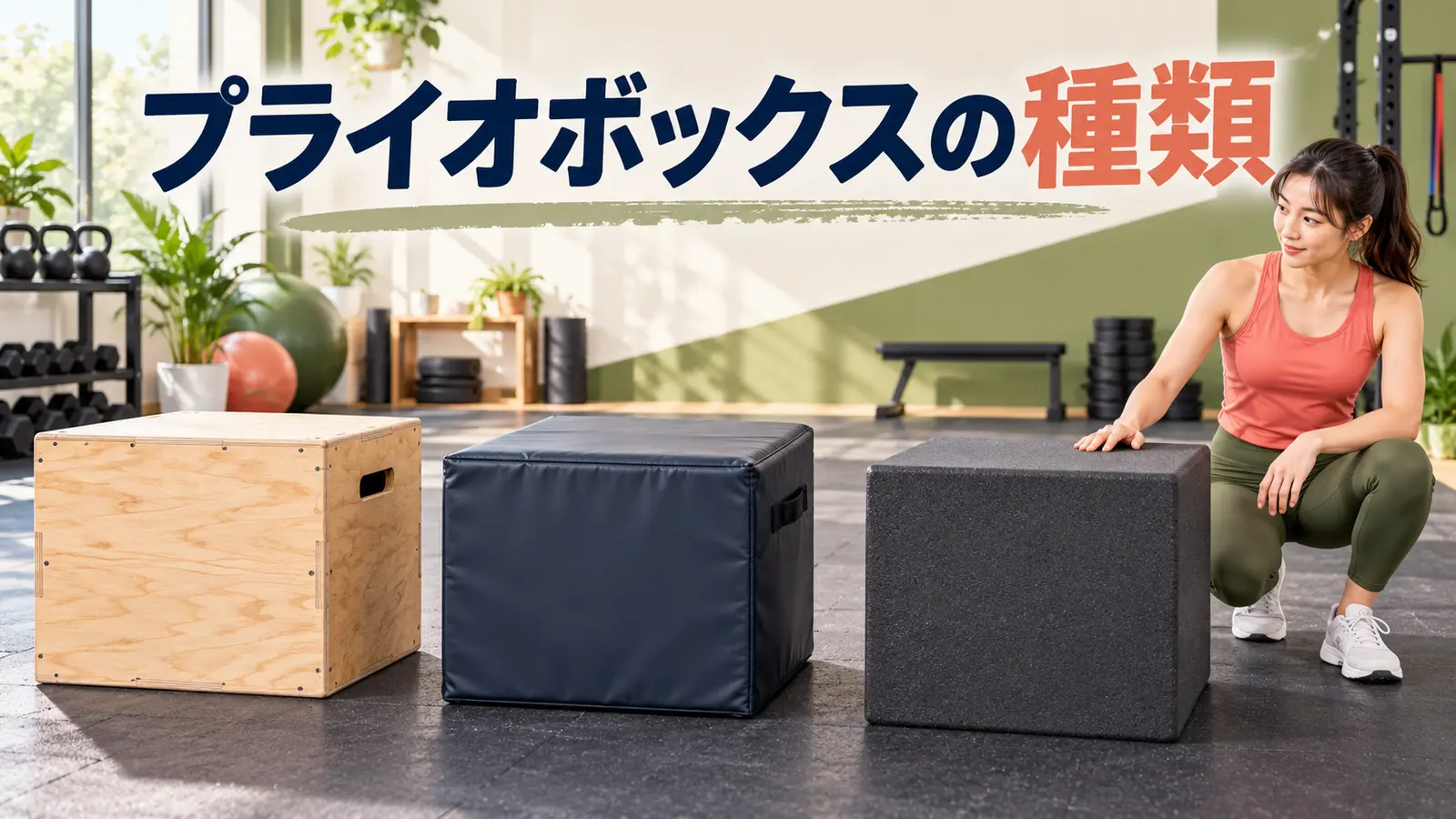 木製、ソフト、フォーム型プライオボックスの比較