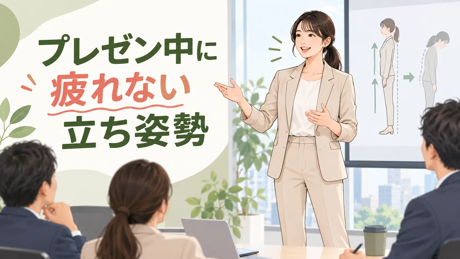プレゼンのポイントを紹介するアイキャッチ