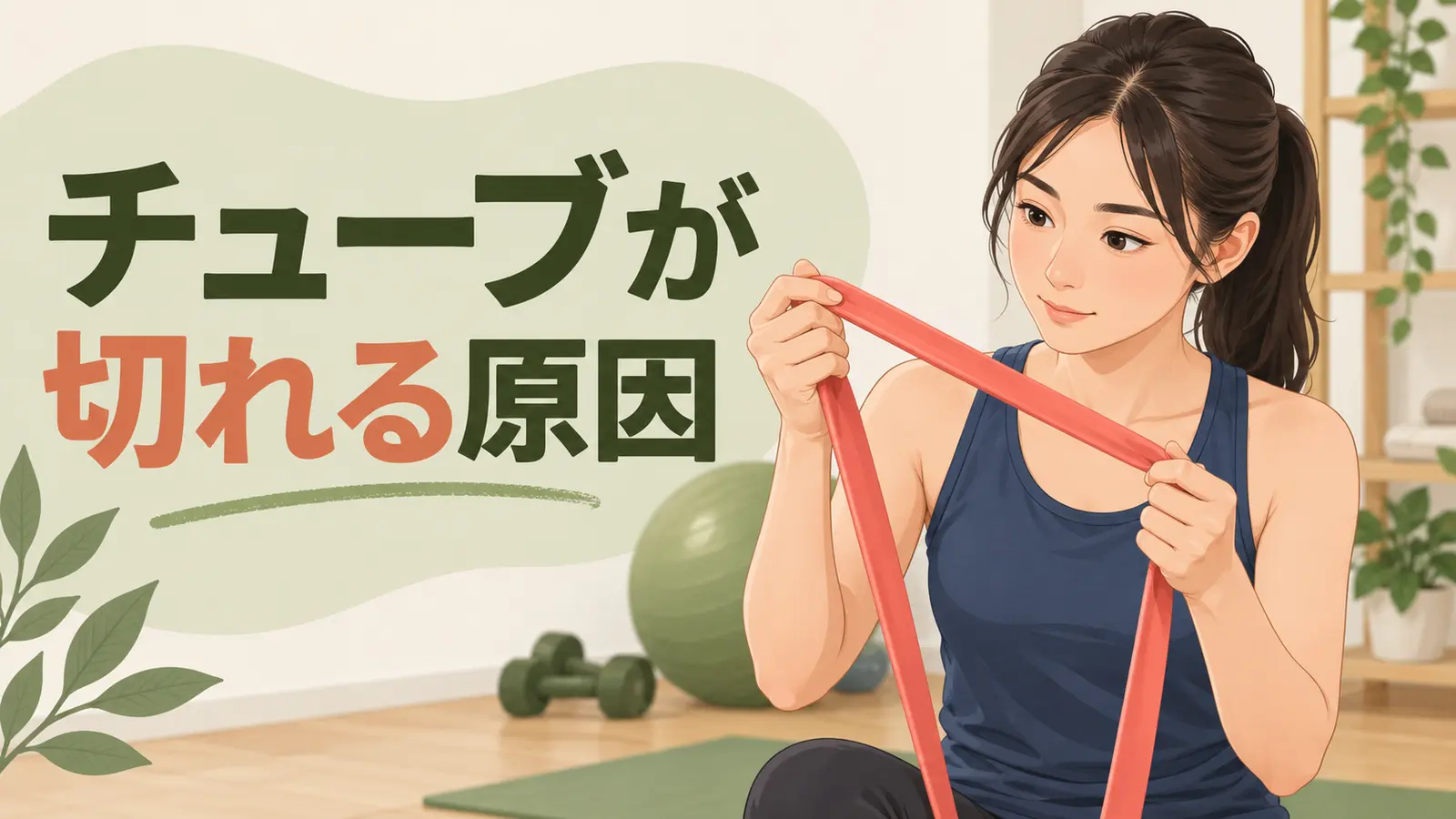 チューブが切れる原因を解説するアイキャッチ