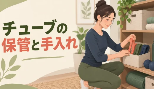 チューブの保管と手入れ｜劣化を防ぐ洗い方・乾かし方・収納方法