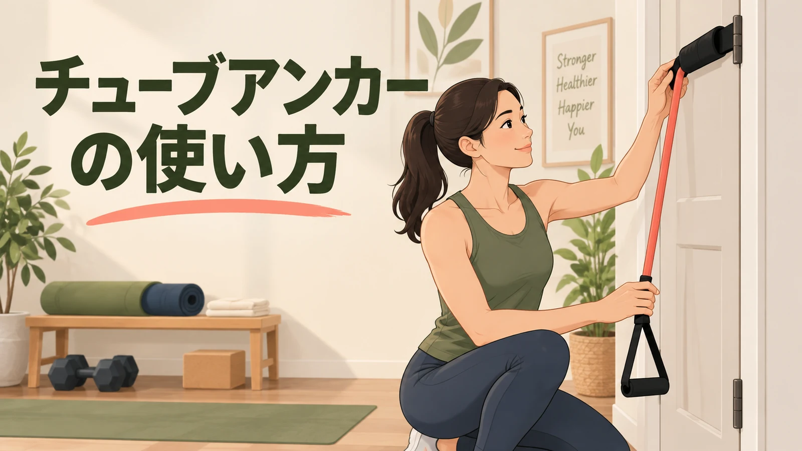 チューブアンカーの使い方を紹介するアイキャッチ