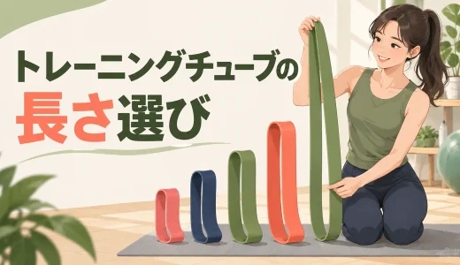 トレーニングチューブの長さの選び方｜身長・種目・固定方法で決める