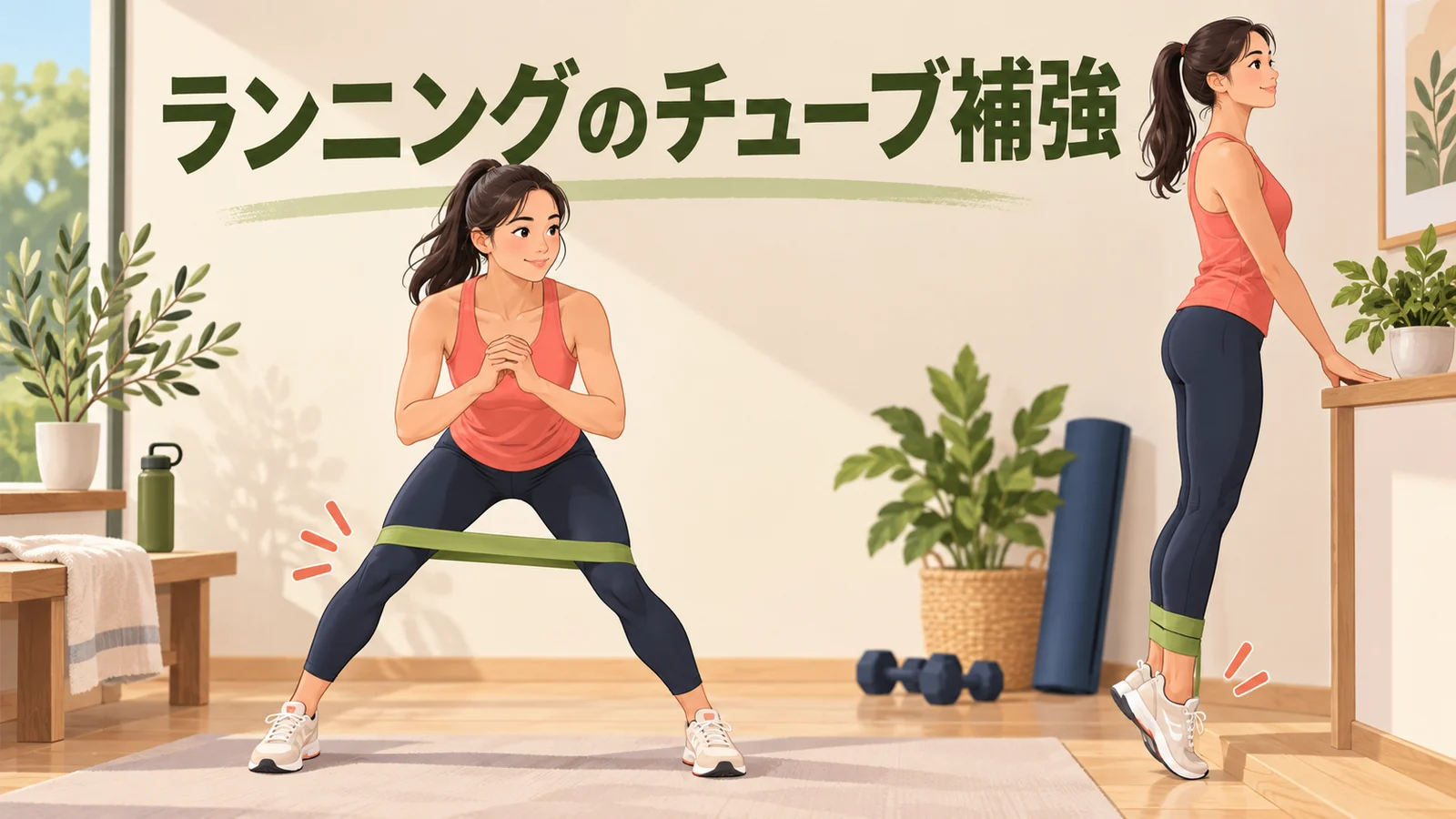 ランニングのチューブ補強のアイキャッチ
