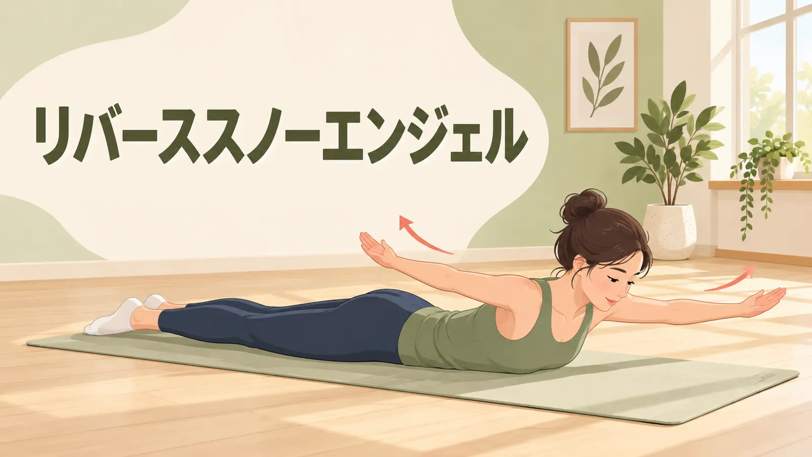 リバーススノーエンジェルの正しいフォーム