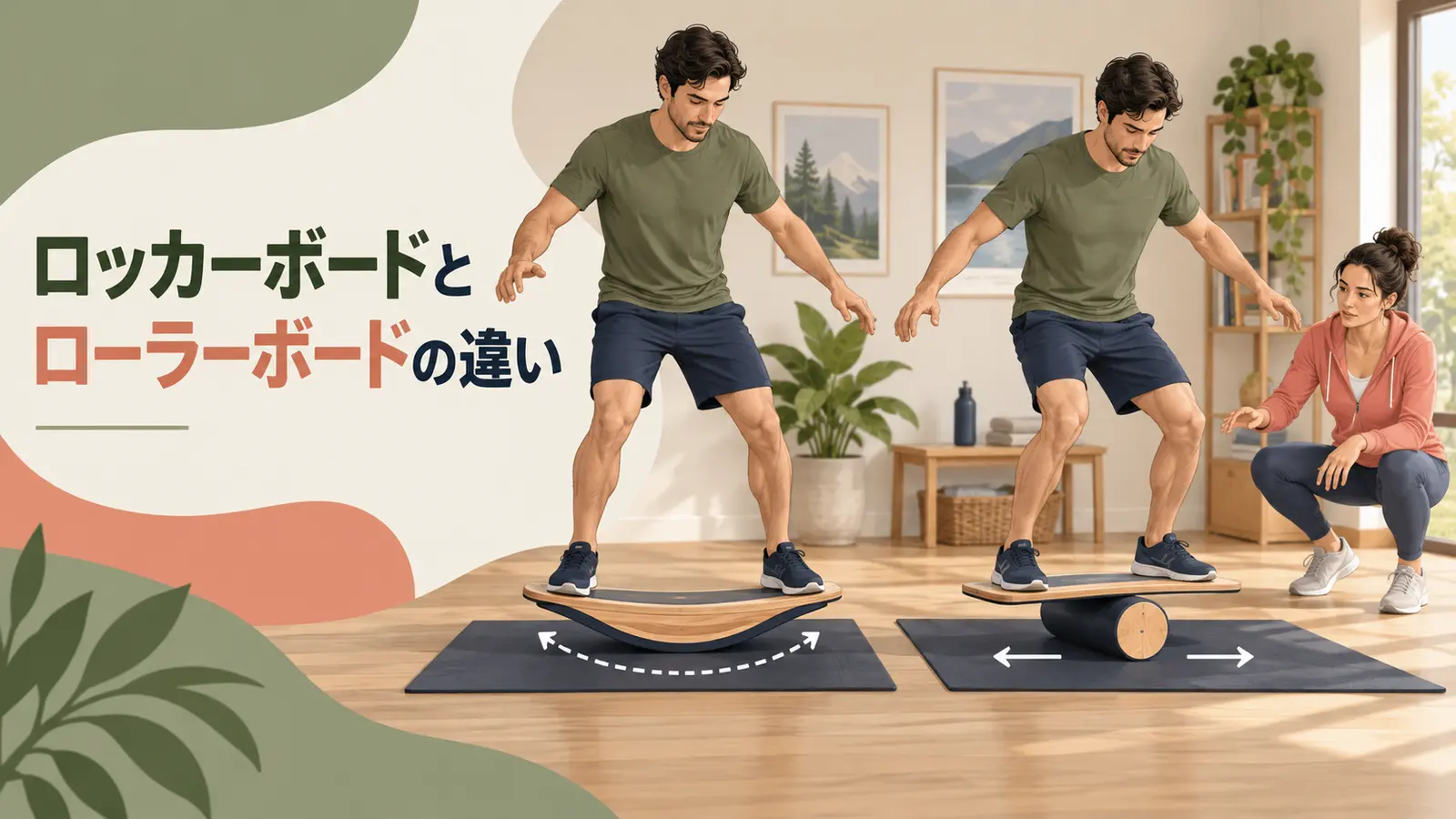 ロッカーボードとローラーボードの違い