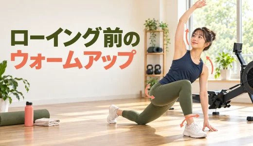 ローイング前のウォームアップ｜股関節・背中・肩を整える10分メニュー