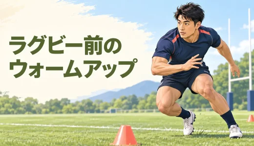 ラグビー前のウォームアップ｜走る・当たる・切り返す動きを準備する12分メニュー