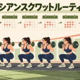 6週間のスクワット進行