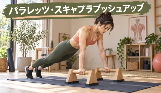 パラレッツ・スキャプラプッシュアップのやり方｜肩甲骨だけを動かすコツ