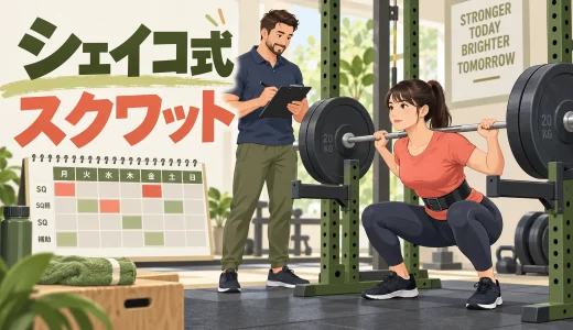 シェイコ式スクワットプログラム｜頻度・セットの読み方と疲労管理