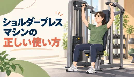 ショルダープレスマシンの使い方｜シート位置・重量と肩に効かせるフォーム