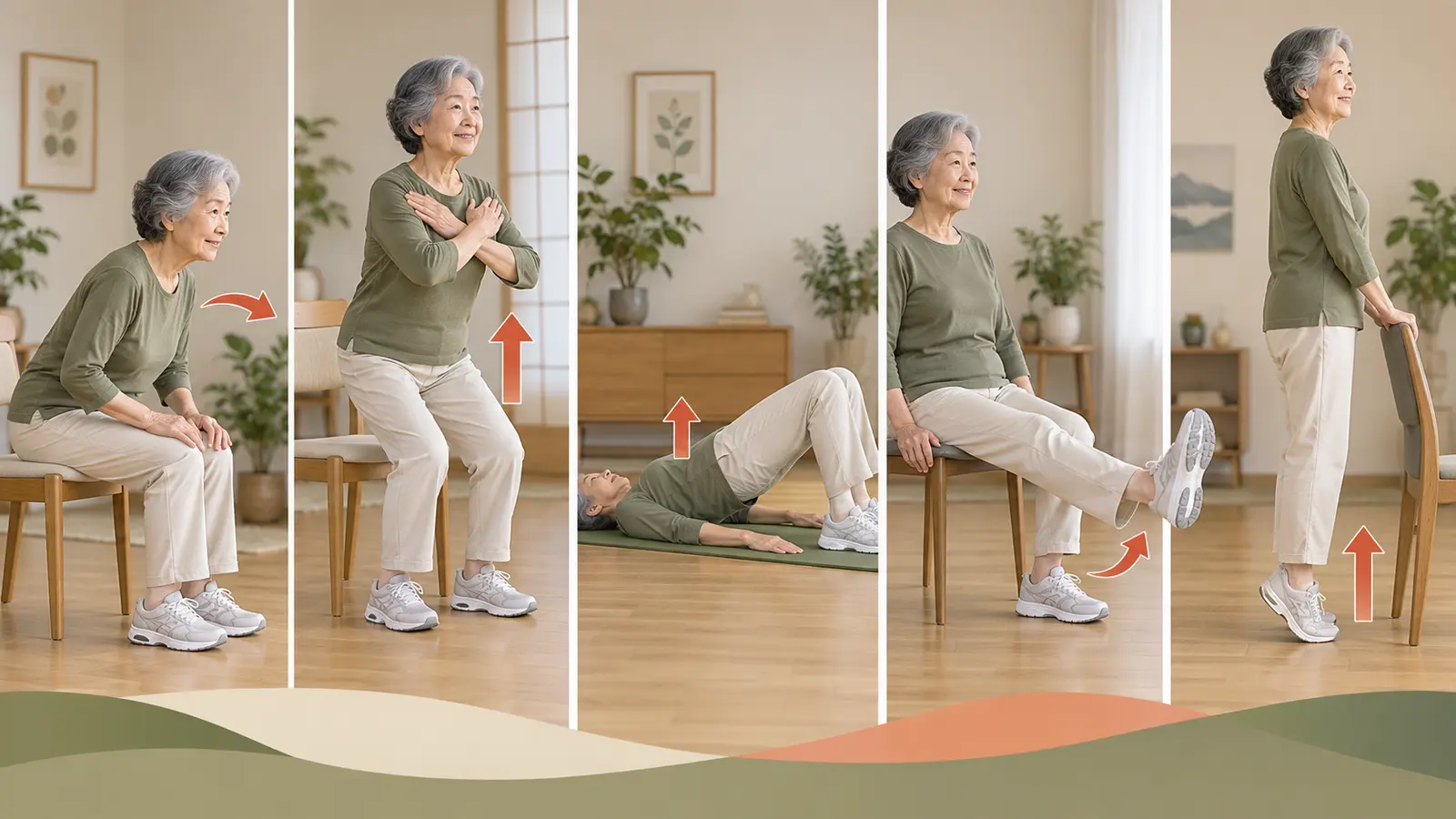 椅子から立ち上がれないときの筋トレの具体的な運動手順