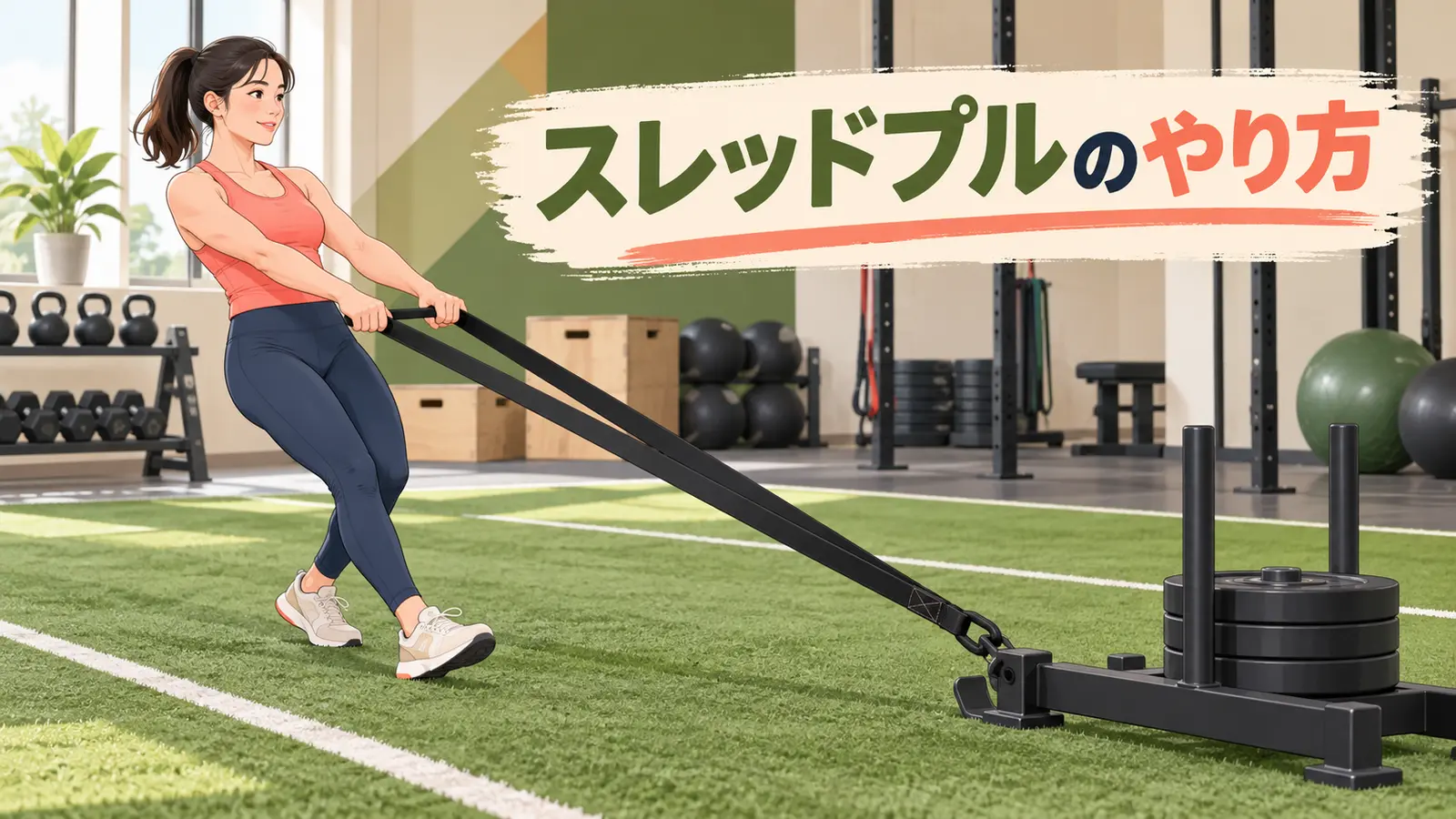 スレッドプルのやり方｜ストラップ接続・姿勢・停止方法を解説