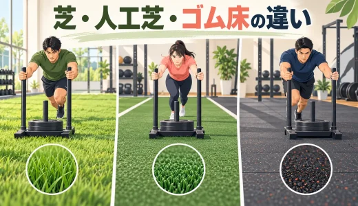 スレッドは芝・人工芝・ゴム床でどう変わる？負荷の違い
