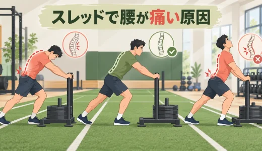 スレッドトレーニングで腰が痛い原因｜姿勢と負荷の確認点