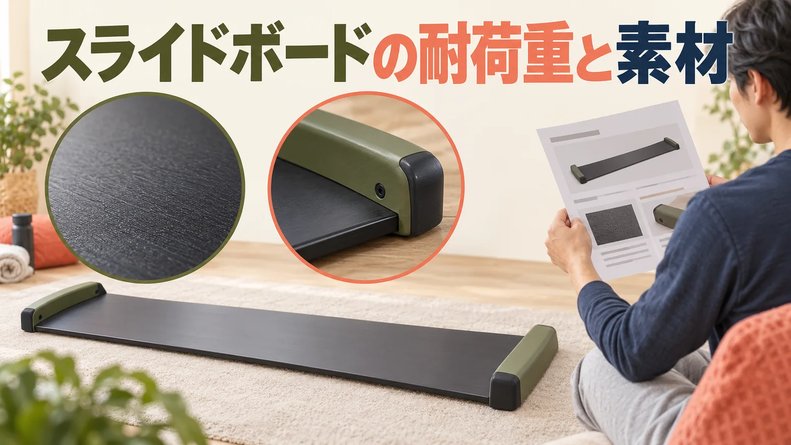 スライドボードの耐荷重を仕様書で確認する
