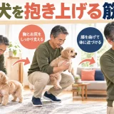 小型犬を安全に抱き上げるための筋トレ｜腰を守るしゃがみ方と抱え方