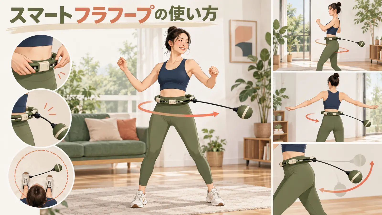 スマートフラフープを安全に使う方法